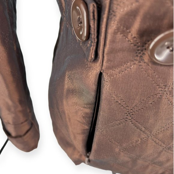 Zara Quilted Collar Jacket | Large - Picture 4 of 5